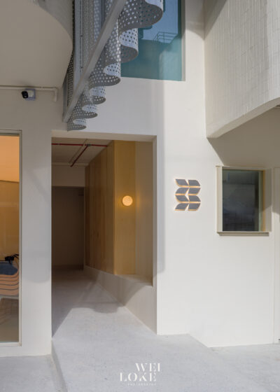 Premium healthcare photography of Bloom Healthcare building exterior in Kuala Lumpur.