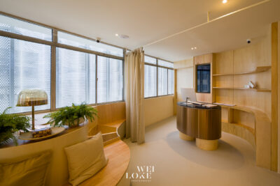 Premium healthcare photography of Cantiq Clinic interior designed for aesthetic medical care.