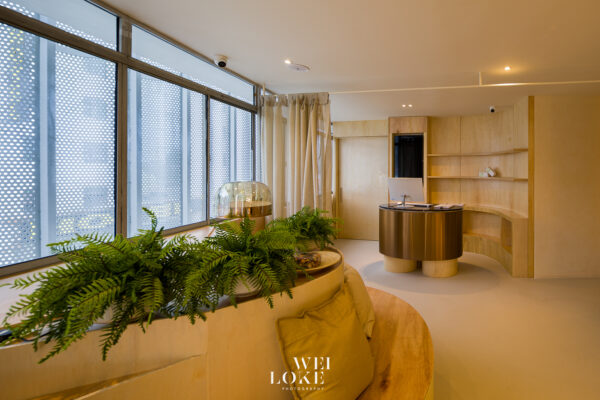 Premium healthcare photography of Cantiq Clinic interior designed for aesthetic medical care.