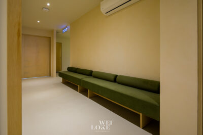 Premium healthcare photography of Cantiq Clinic interior designed for aesthetic medical care.