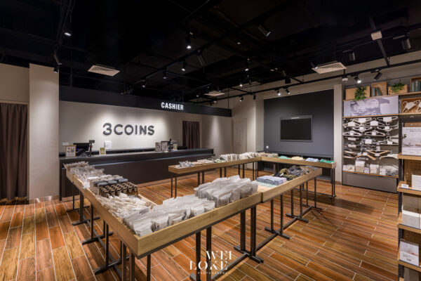 Modern retail interior at LaLaport Kuala Lumpur – 3COINS