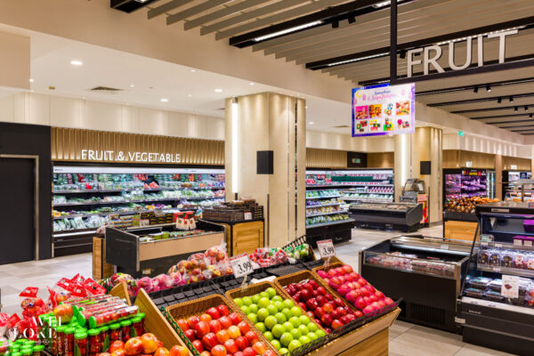 Fresh produce section at Isetan KLCC supermarket
