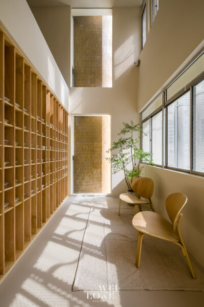 Premium healthcare photography of Tria Dental waiting area designed for patient comfort.